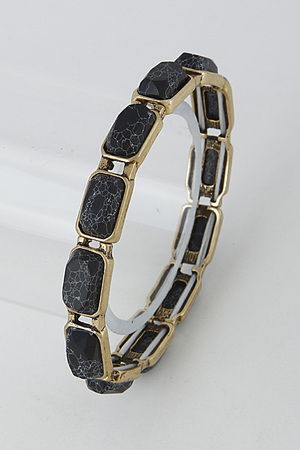 Rectangle Stone Casual Bracelet 6HAD2
